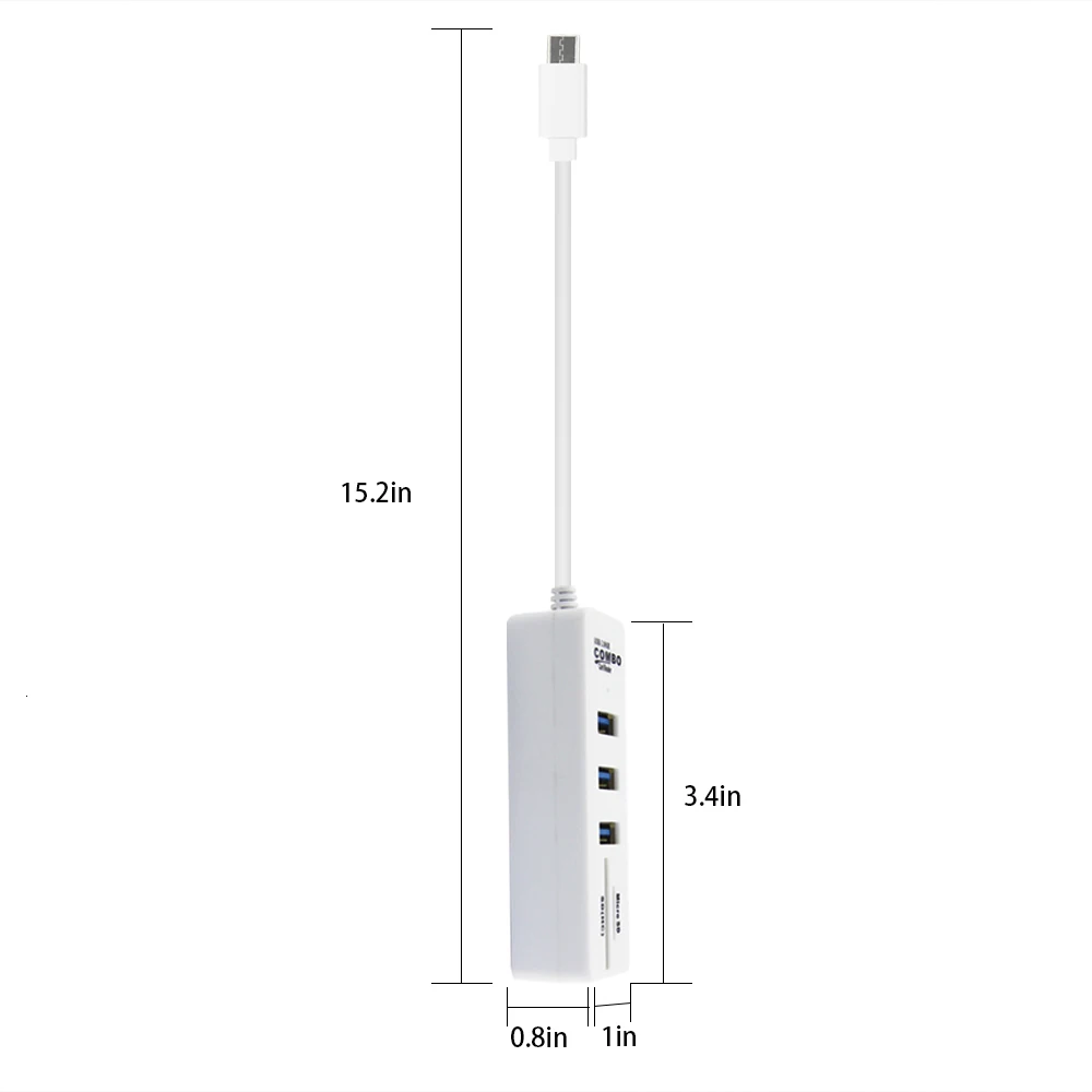 CHYI Тип C для многопортового комбинированного Usb 3,0 концентратор Micro Usb-c Hab мини-сплиттер Поддержка SD кардридер ПК Аксессуары для Macbook Pro