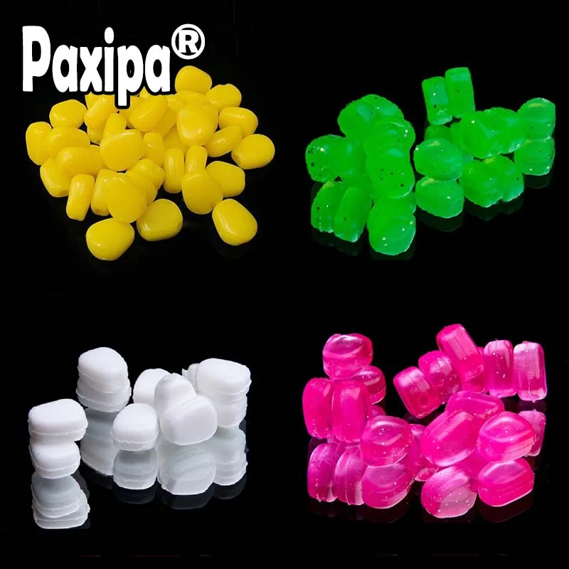 

100 pcs Colored Pop Up Carp Fishing Boilies Flavoured Grass Carp Bait Floating Corn Soft Pellet lure