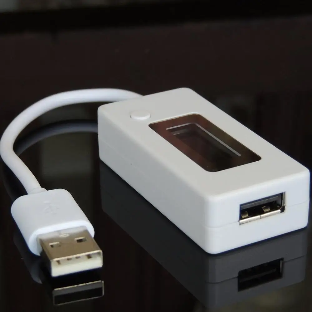 ЖК-дисплей USB мини-тестер напряжения и тока монитор детектор Мобильная мощность Емкость тестер KCX-017 профессиональный