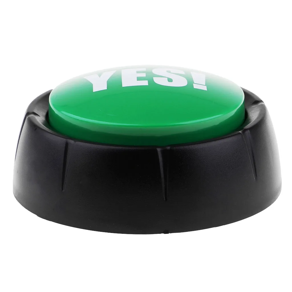 Sound Buttons Game Show Answer Buzzers-Yellow(MAYBE),Red(NO),Blue(SORRY),Green(YES) for Pick