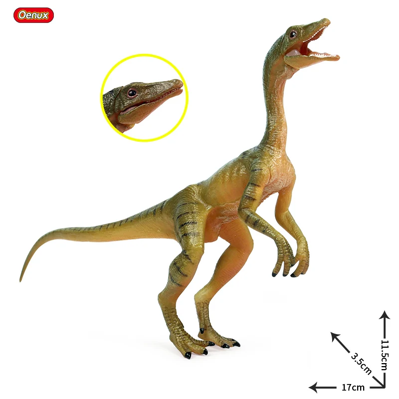 Oenux достаринный дикарь Юрского Периода Динозавры фигурки T-Rex pterodacktyl Велоцираптор Модель Фигурки Коллекция детская игрушка - Цвет: Without Box