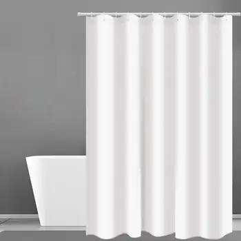 

44 Shower Curtain Hotel Heavy Weight Shower Curtain Waterproof and Mildew Free Bath Curtains White Shower Curtains