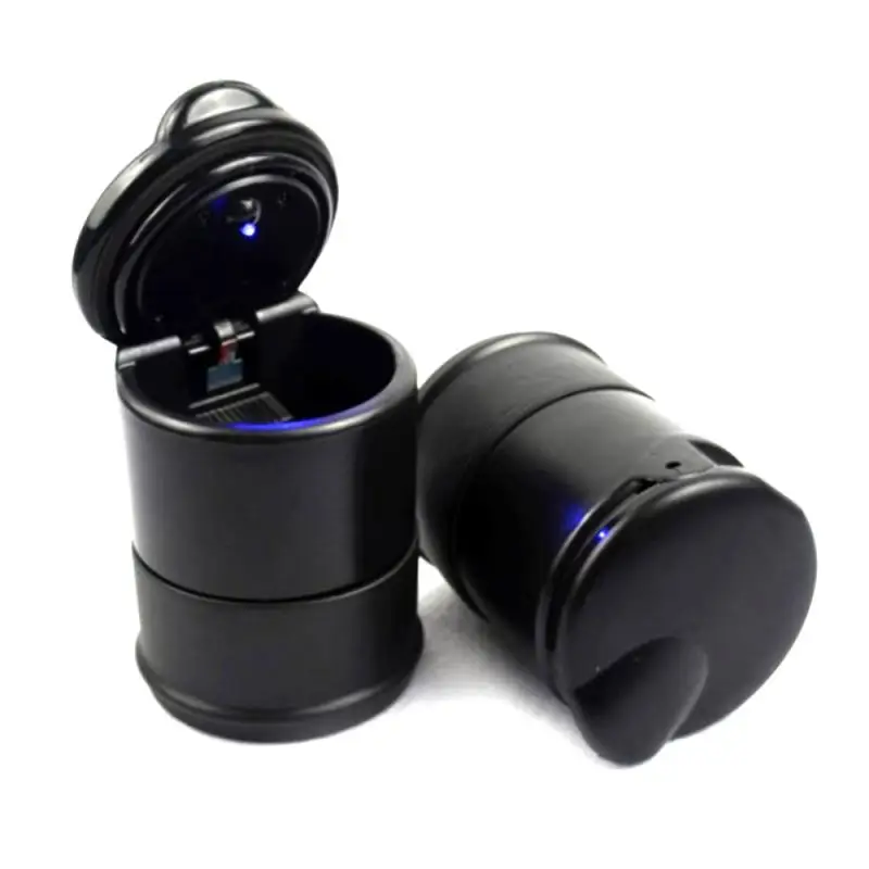 Car LED Ashtray Garbage Coin Storage Cup Container Cigar Ash Tray Styling Universal Size Ashtrays Alloy | Автомобили и мотоциклы