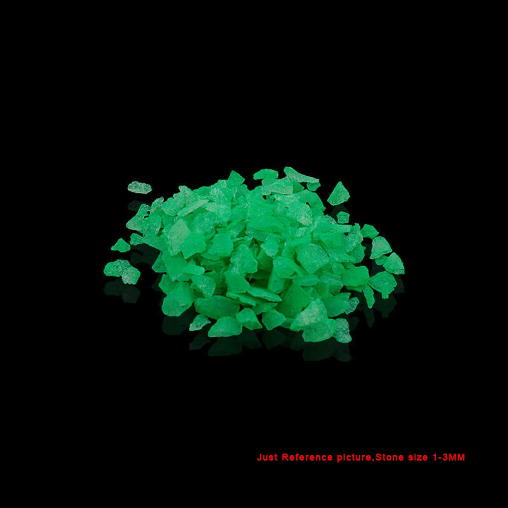 Светящийся в темноте песок камень парк дорога булыжники украшение вечерние