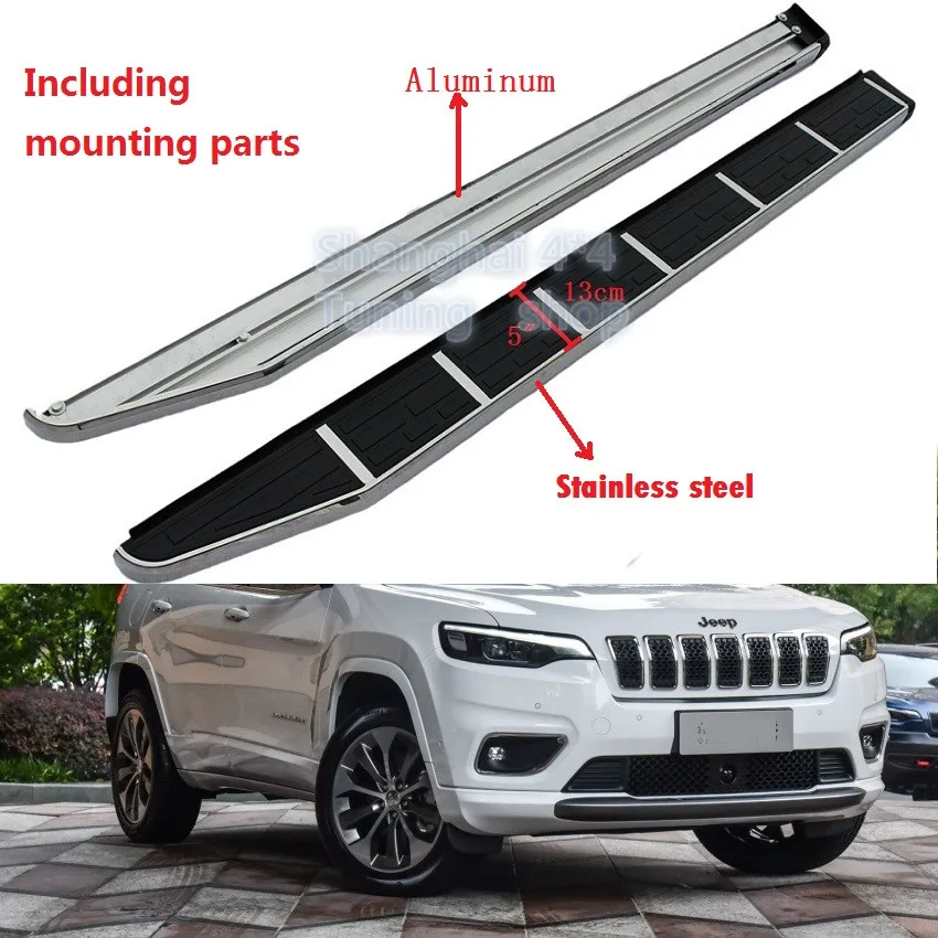 New arrived for Jeep Cherokee 2014-2019 2020 running board side step Nerf bar pedal protector | Автомобили и мотоциклы