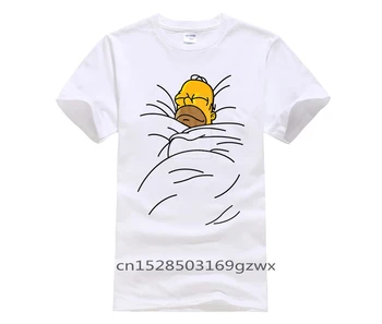 

New Summer Men's Casual Print T Shirt Toast Cinnamon Bun simpsons Clothes Popular Crewneck Tees Humor Tee quality men tshirt