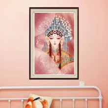 

5D DIY Dimond Painting Peking Opera Full Square Round Woman Poster Diamond Mosaic Embroidery China Cross Stitch Home Decoration