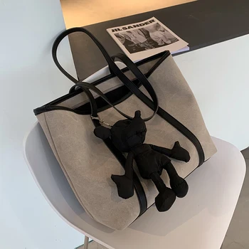 

Fall Winter Popular Large Capacity Women's Bag 2020 New Fashion Sense of Quality Handheld Canvas Shoulder Tote Bag