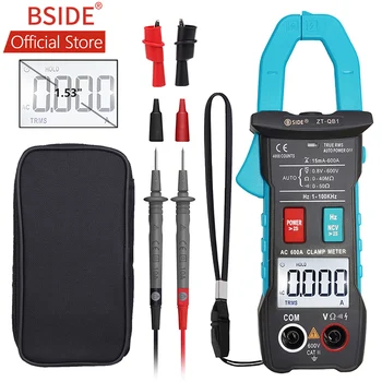 

Digital Clamp Multimeter with Flashlight 600A True RMS Auto Ranging 4000 Counts Voltage NCV Resistance Testing Best Price