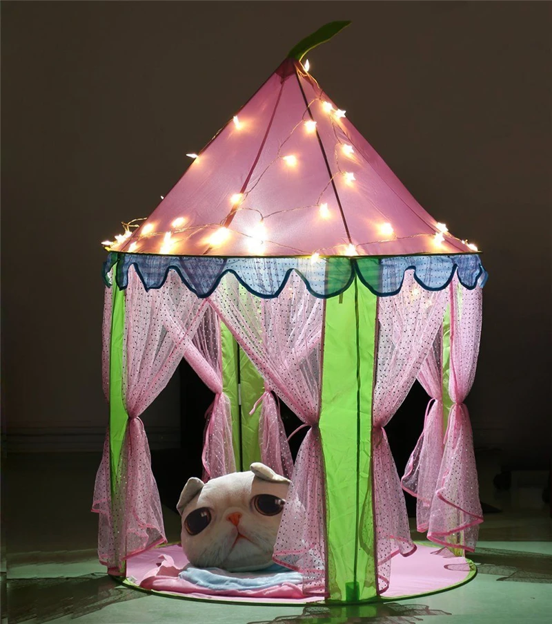 Children's Tent Folding Tents Play House For Children Teepee Toy Tents For Kids Tipi Infantil Indoor Ball Pit Princess Castle 5