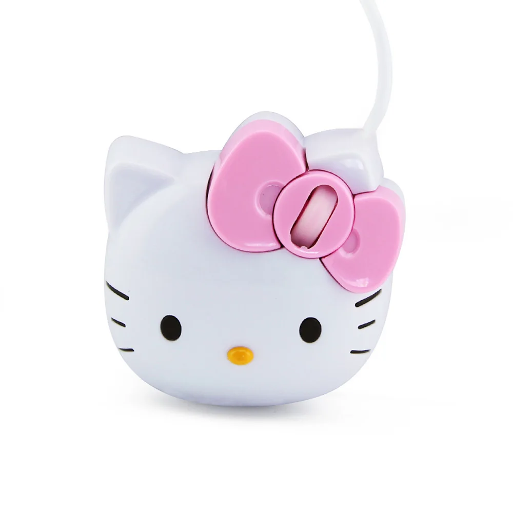 Cute Cartoon Pink Mouse Hallo Kitty Wireless Mouse 3d Optical  Usb Mice  Gaming Mause For Computer Laptop Pc Kids Girl Gift - Mouse - AliExpress