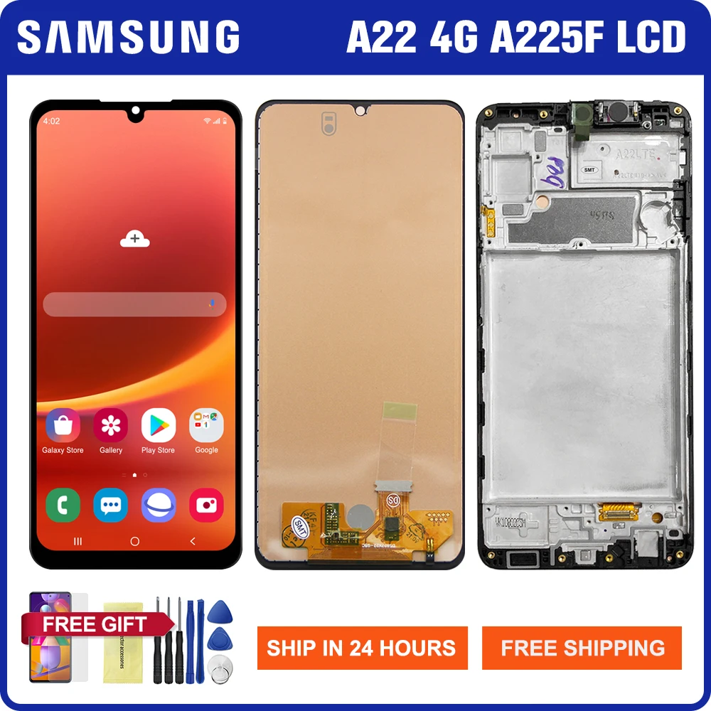 Экран для Samsung Galaxy A22 4G A225 SM-A225F/DS ЖК-дисплей + цифровой преобразователь сенсорного
