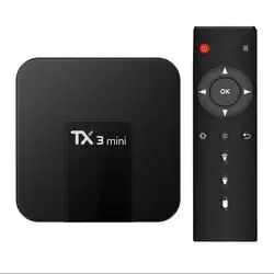 TX3mini Smart tv BOX H tv Android 7,1 4K S905W четырехъядерный 2,4G беспроводной wifi телеприставка tx3mini