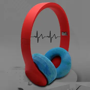 

Ear Pads Soft Anti-slip Silicone Headphone Cover Protector for Beats Solo2/Solo3 Wireless Bluetooth Headset 1Pair Replacement