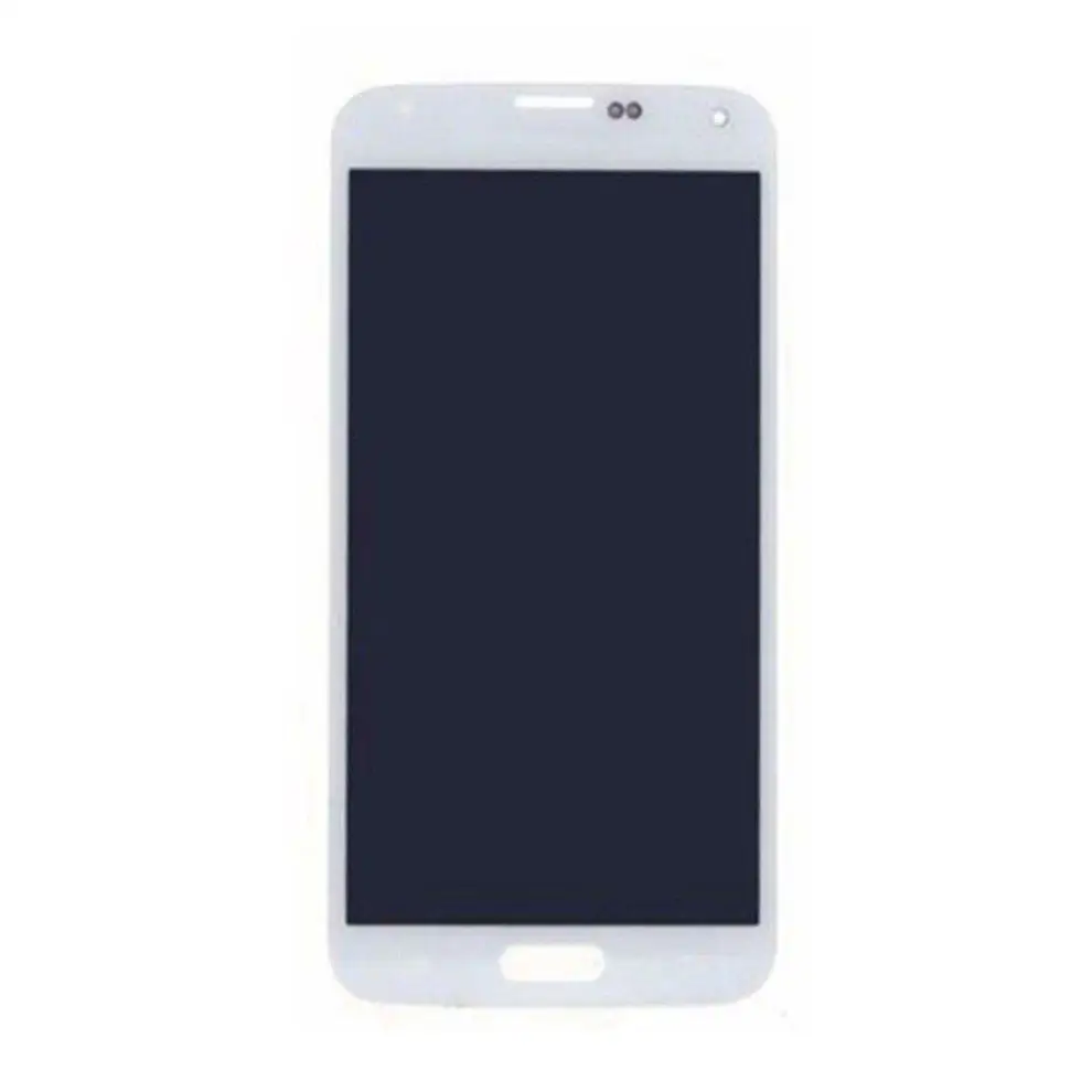 S5 lcd AMOLED для Sam sung S5 i9600 G900 G900F G900R G900 lcd s дисплей сенсорный экран дигитайзер замена сборка - Цвет: WHITE
