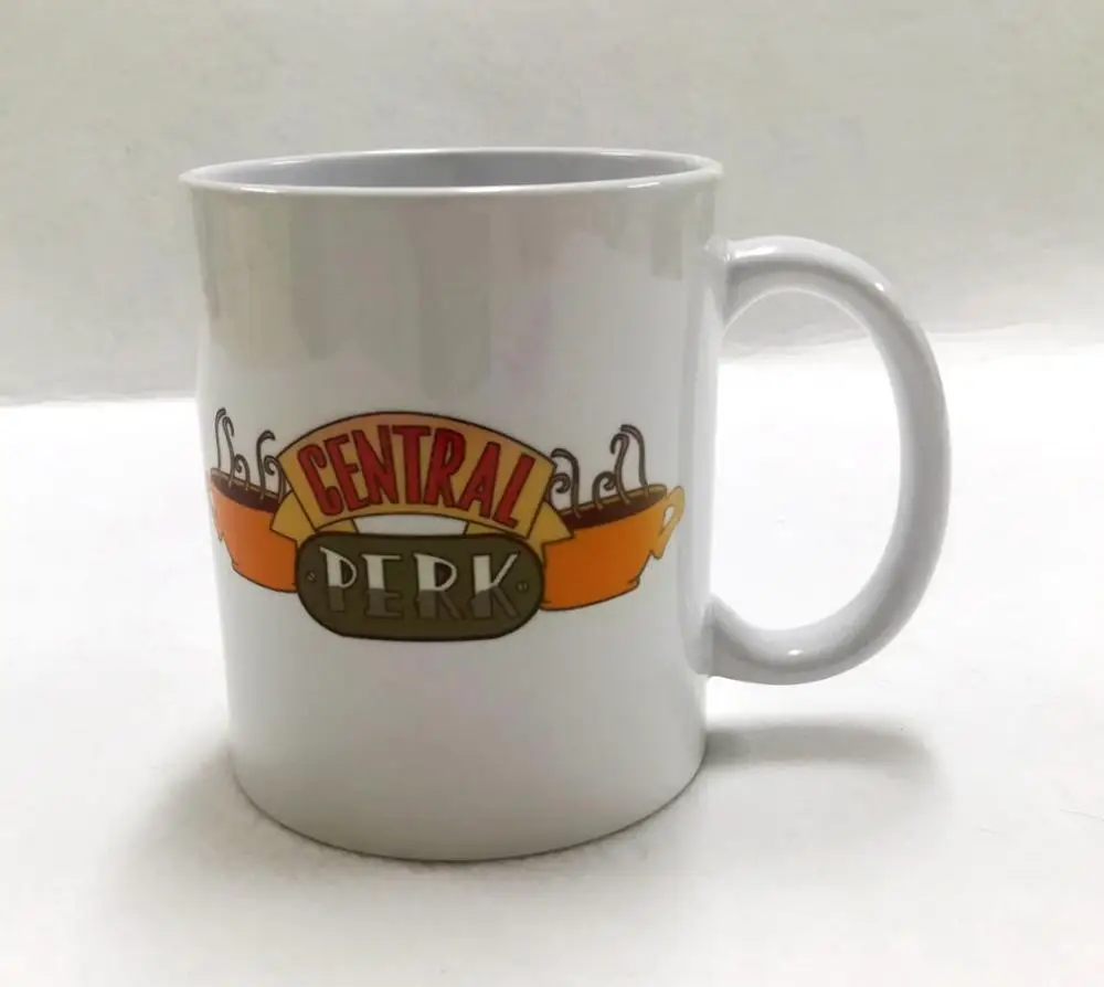 ТВ серии друзья Central perk кружка Кофе чашки Косплэй керамики Чай кружка костюм на Хэллоуин с изображением героев мультфильма, Кружка для офиса Рождественский подарок