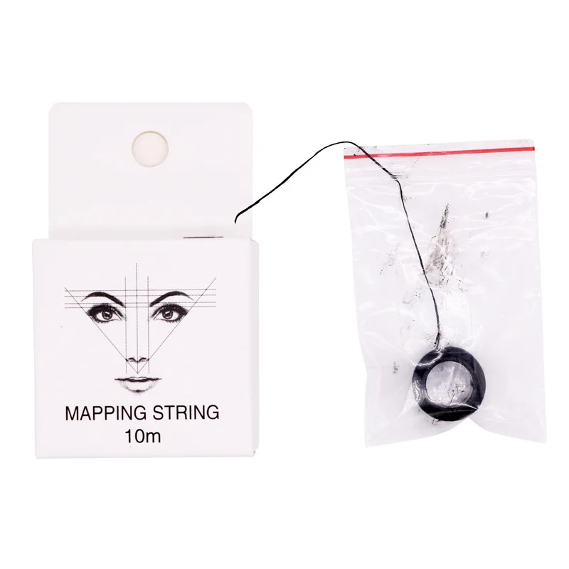 

10m Microblading Mapping String Pre-Inked Eyebrow Marker thread Tattoo Brows Point Line Tool Eyebrow Pencil Marking Line