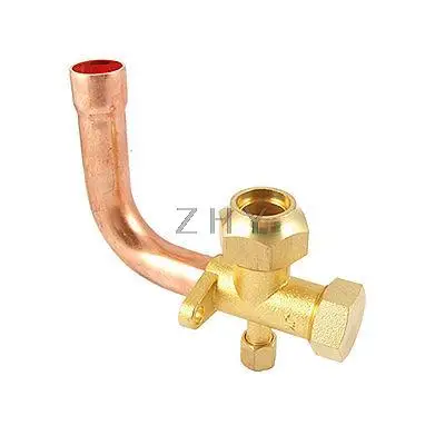 

19mm Dia Flare Tube 6mm Hex Inlet Air Conditioner Valve