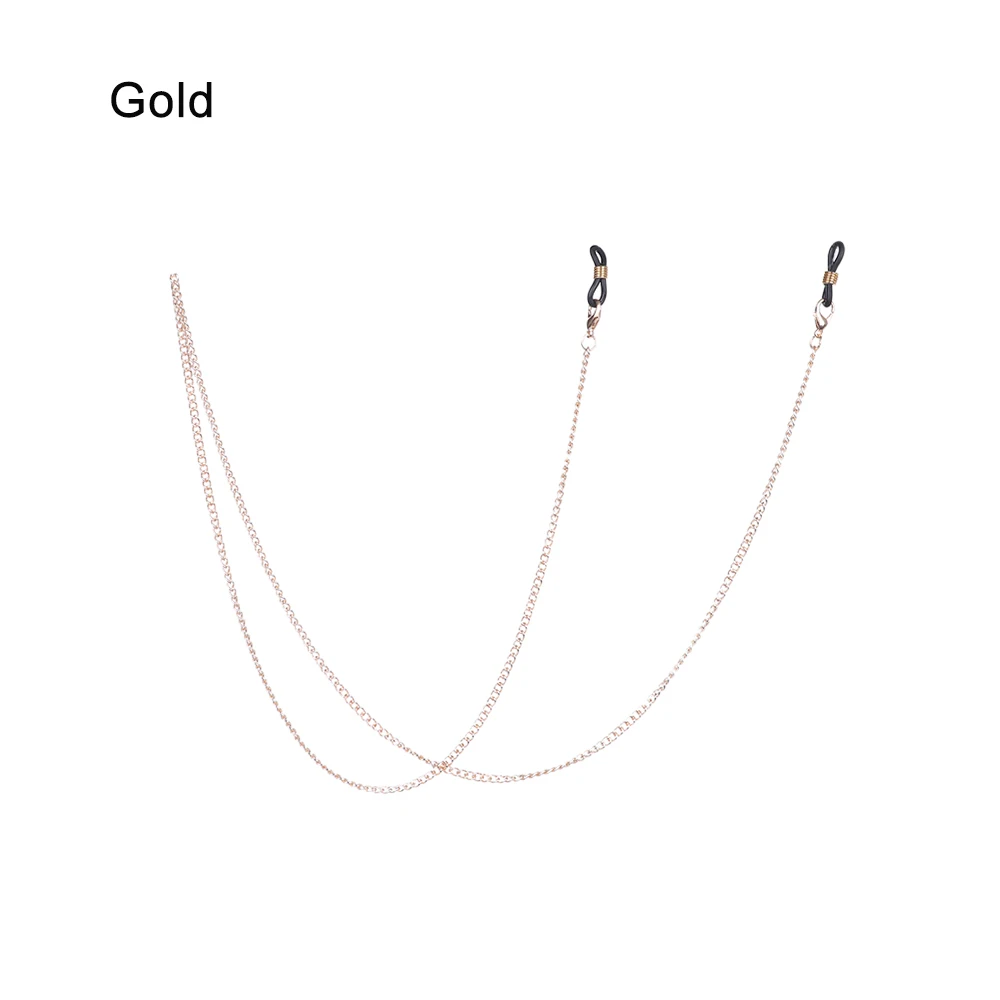 gold-1 1 шт. Новая модная женская подвеска цепочки для очков полые Солнцезащитные очки-звездочки для чтения шнурок для очков очки Аксессуары для ожерелья - Цвет: gold-1