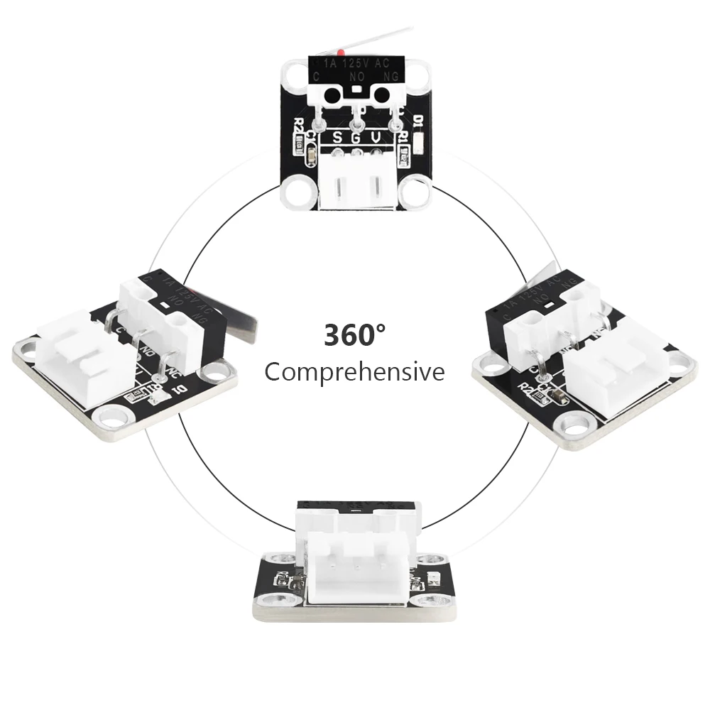 SIMAX3D мини X/Y/Z Axis микро концевой выключатель стоп 3Pin N/O N/C контроль 5A 250V с проводом 1