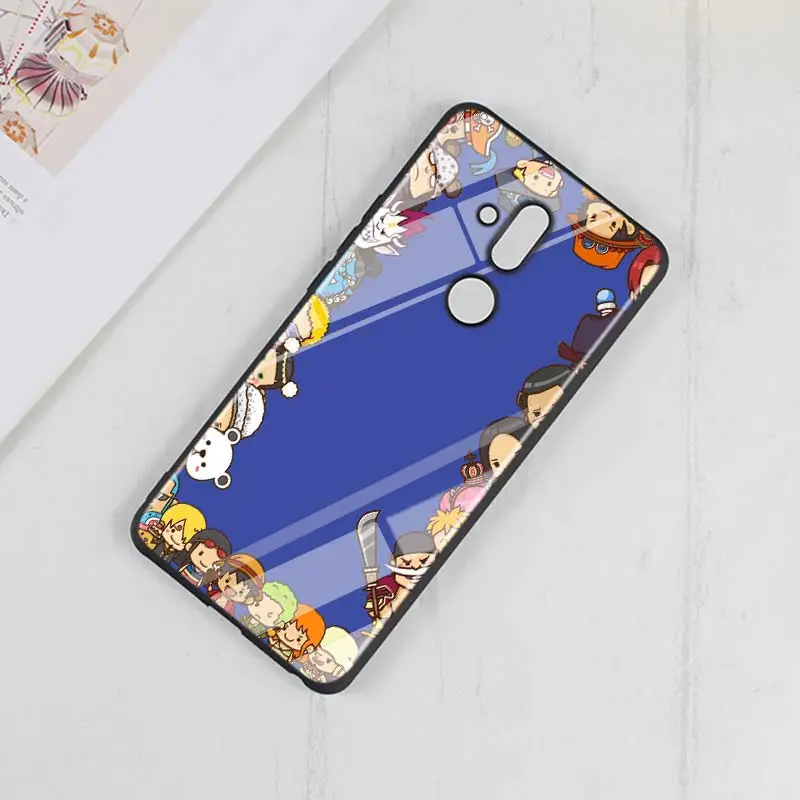 Аниме One piece для huawei mate 30 20 20X(5G) 10 Lite Y9 Y7 Y6 Y5 Pro Prime Lite глянцевый черный чехол для телефона - Цвет: Style 13