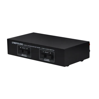 

Lynepauaio Switcher, 2 In 2 Out Power Amplifier , Power Amplifier Distributor, Speaker Comparator Which Support 200W Amplifier P