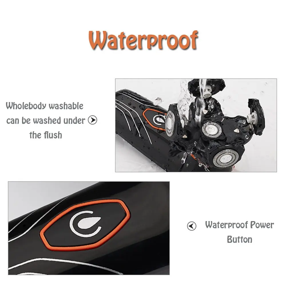 Electric Men Shaver Rechargeable 5D Floating Heads Electric Shaver Razor Men Hair Clipper Hair Trimmer Beard Shaving Machine
