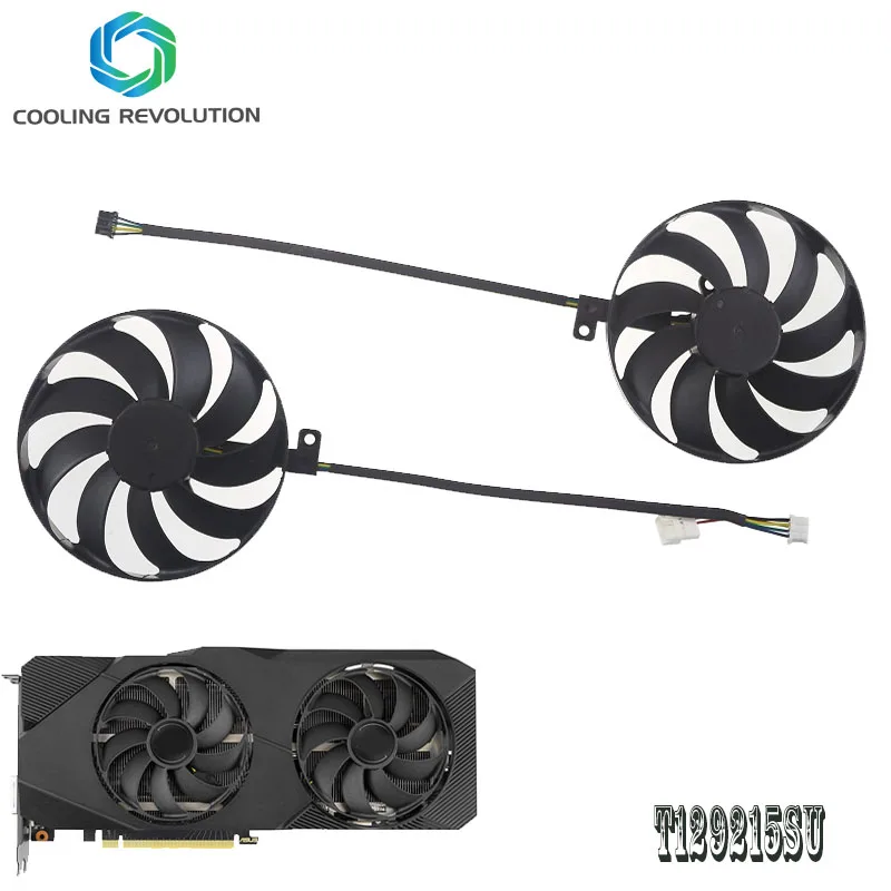 

87mm RTX2060S RTX2070S RTX2080S Video Card Fan For ASUS Dual RTX 2060 2070 2080 SUPER EVO GPU