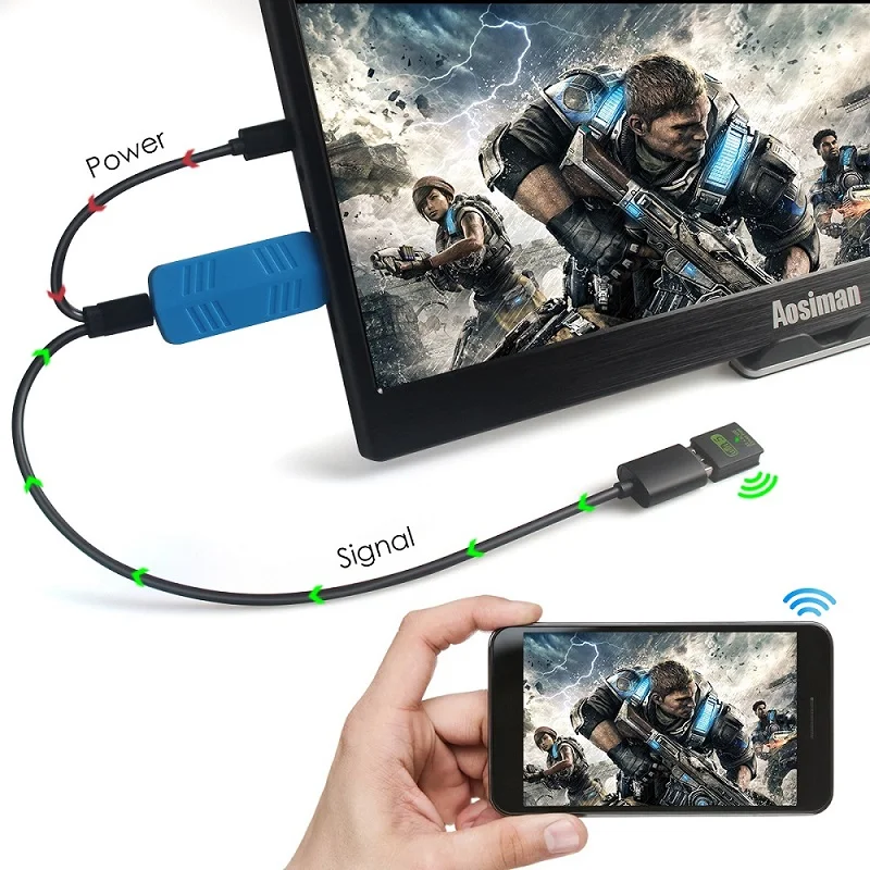 12," 4 k игровой монитор Тип USB C портативный монитор для переключения Xbox Ps4 Mac huawei телефон ноутбук камера tv box дисплей ЖК-экран