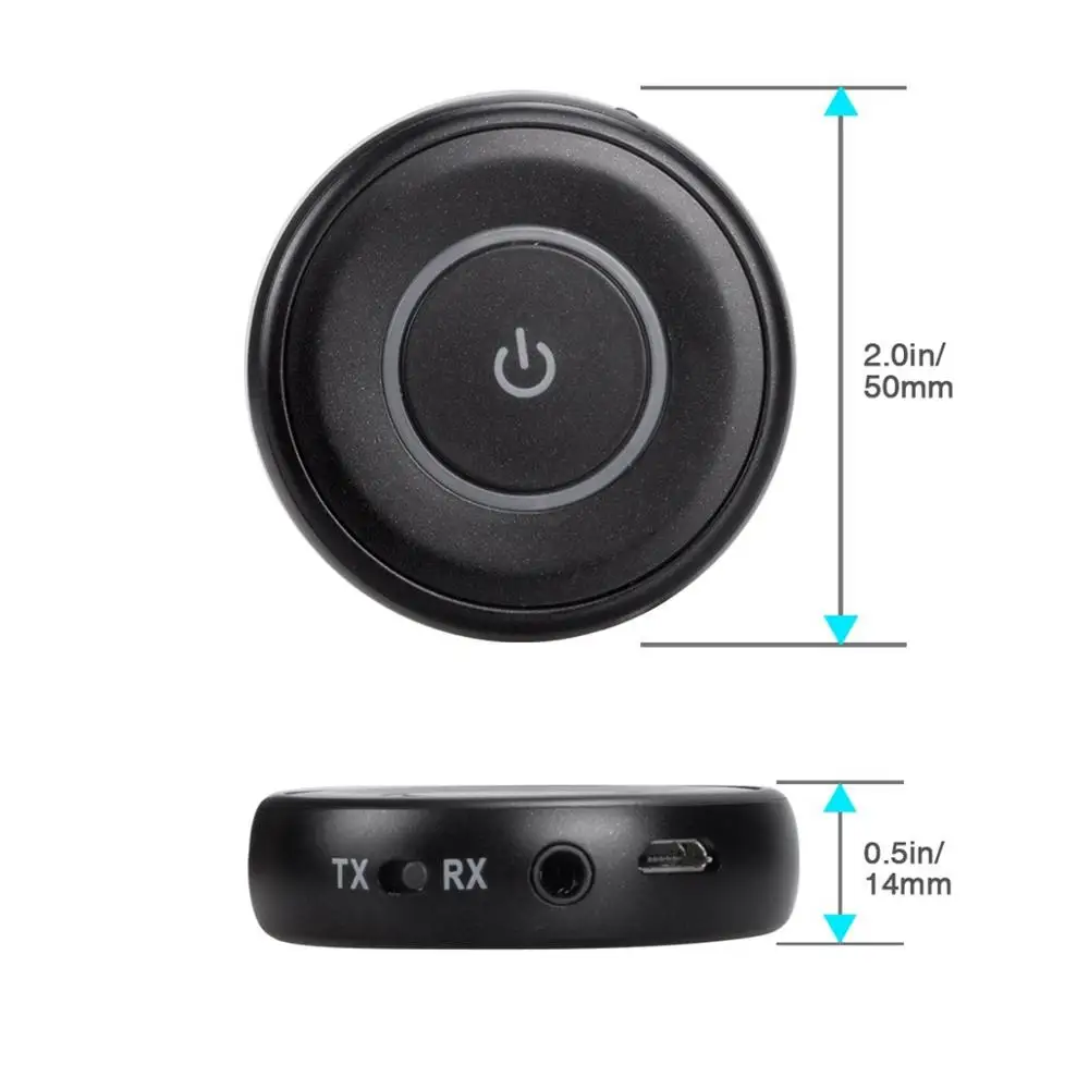 Портативный Bluetooth 5,0 Aptx передатчик с низкой задержкой приемник RCA AUX беспроводной аудио музыкальный адаптер для домашней стерео аудио системы