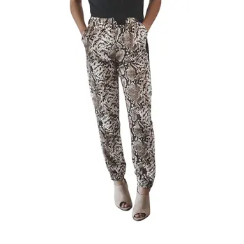 

Fashion Women Snake Print High waist Harem Pants Elegant Loose Sweatpants Ladies Dames pantalon femme Streetwear