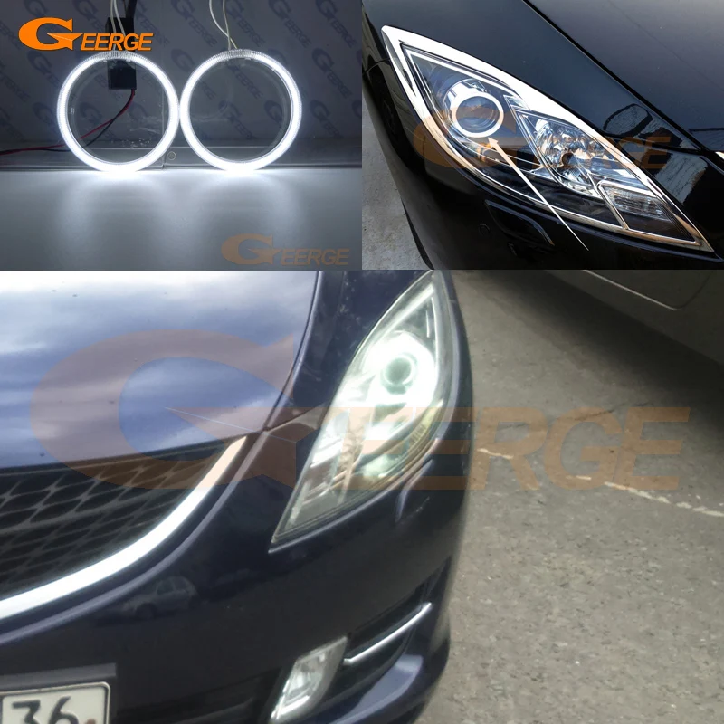 

For mazda 6 Mazda6 MK2 2008 2009 2010 2011 2012 Europe version Excellent Ultra bright illumination CCFL Angel Eyes Halo Ring