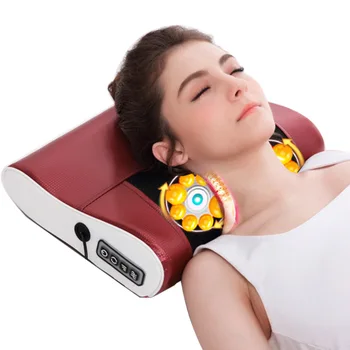 

Neck Massage Pillow Electric Heating Vibration Kneading Massager Cervical Shoulder Muscles Relaxation Relieve Fatigue Household