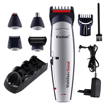 

Men 5 In 1 Multifunctional Electric Hair Clipper Hair Cutter Machine Rechargeable Hair Trimmer for Beard Nose Ears Sideburner