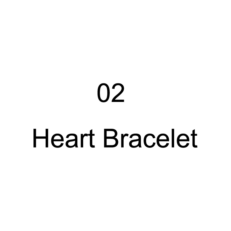 Прямая-3 - Окраска металла: 02 Heart Bracelet