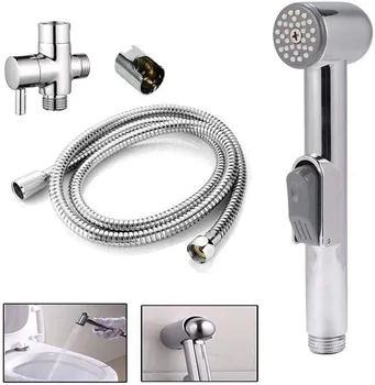 

Handheld Toilet Bidet Sprayer Set Shower Set Wall Bracket Toilet Sprayer Stainless Steel Hand Bidet Faucet For Bathroom
