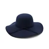 Chapeau Fedora pour femmes, classique, en feutre, à bord large, pour la plage, chaud, seau, nouvelle collection, haut pour femme ► Photo 3/6