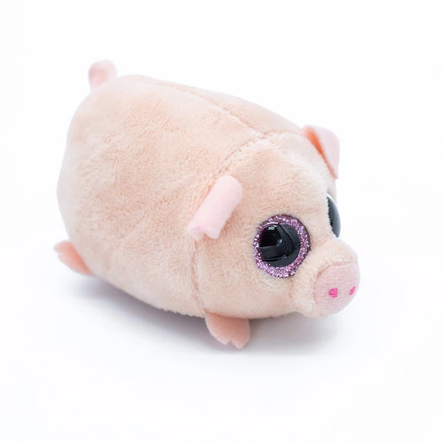 Ty Big Eyes Cute Ragdoll Plush Toy Mobile Phone Screen Wipe Mouse Crocodile Unicorn Owl Collection Doll Boy Girl Birthday Gift Maroon