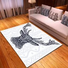 Рождественские дверные коврики для входной двери, абстрактные художественные коврики с узором, пыленепроницаемые коврики для гостиной, домашний декор R3475