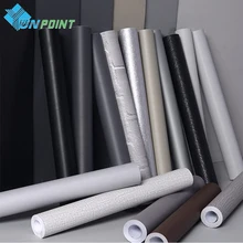 Современный Стиль Серый магазин одежды самоклеющиеся обои для гостиной настенные наклейки домашний декор сплошной цвет водонепроницаемый стикер на стену