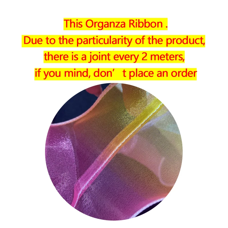 60MM Gradient Rainbow Organza Ribbon 10Yards Gift Wrapping Handmade Bow Homemade Children's Hairpin Accessories Y0607 ribbon decoration ribbon supplies wrapping ribbon organza ribbon
