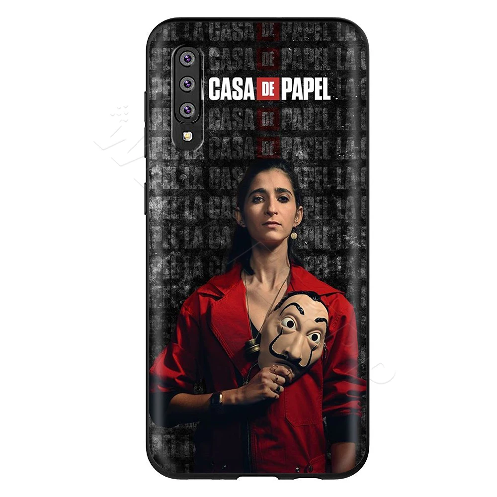 Webbedepp La Casa De Papel чехол для samsung Galaxy S7 S8 S9 S10 Edge Plus Note 10 8 9 A10 A20 A30 A40 A50 A60 A70