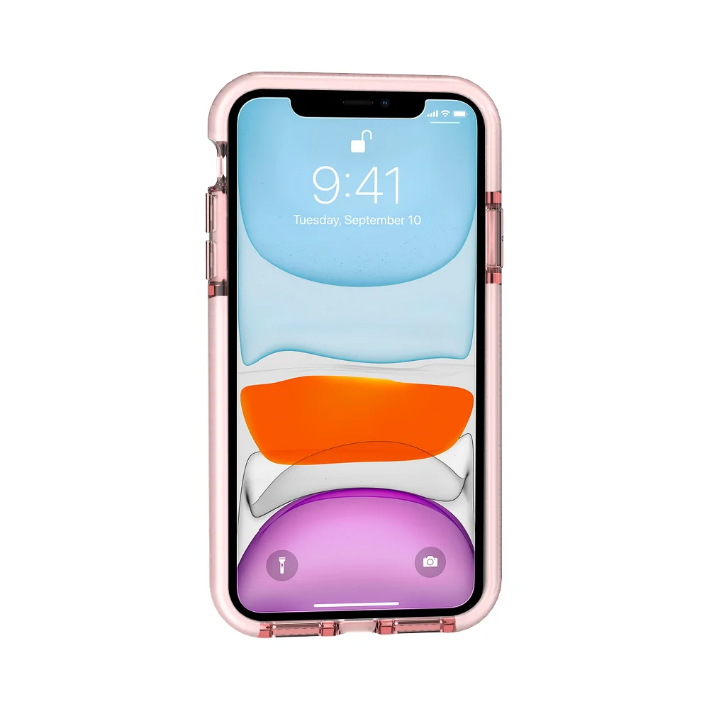 100 шт./лот прозрачный алмаз зерна ТПУ+ D30 высокого качества чехол для iPhone 6 7 8 X XS XR XS Max 6 7 8 plus 11 Pro максимальный чехол