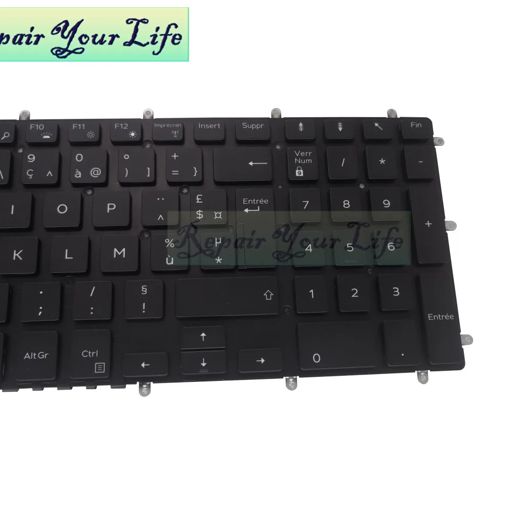 Francês Azerty Teclado Retroiluminado para Dell Inspiron 7567 7566 7587 7570 7580 5565 5570 5765 Laptop Teclados 0cmh7p Cmh7p Original - Imagem 6