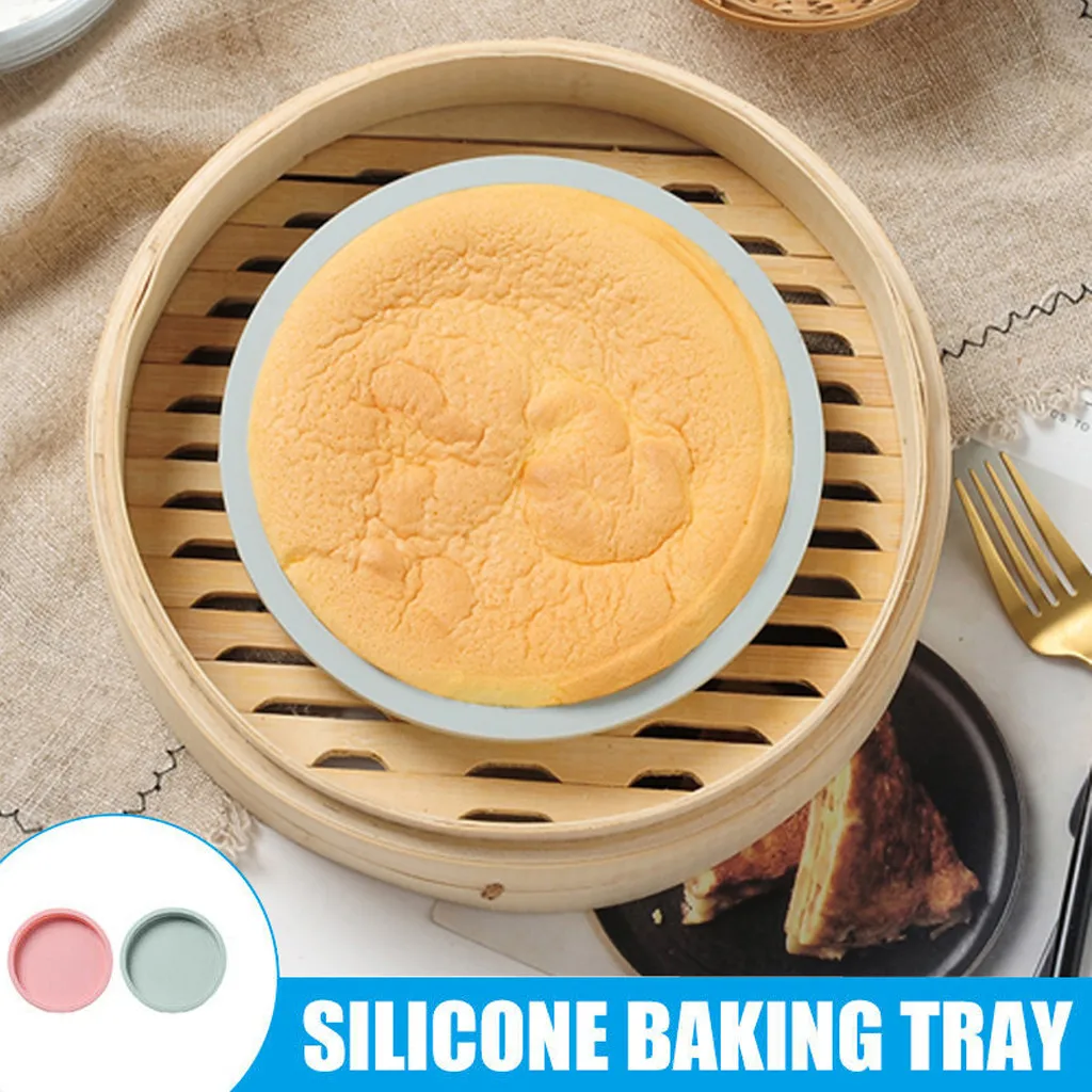 Силиконовая форма для торта, круглая форма для муссов, хлеба, форма для выпечки, противень, инструмент многоразового использования, антипригарная домашняя кухонная форма для торта, сделай сам, новинка, 6 дюймов# yl