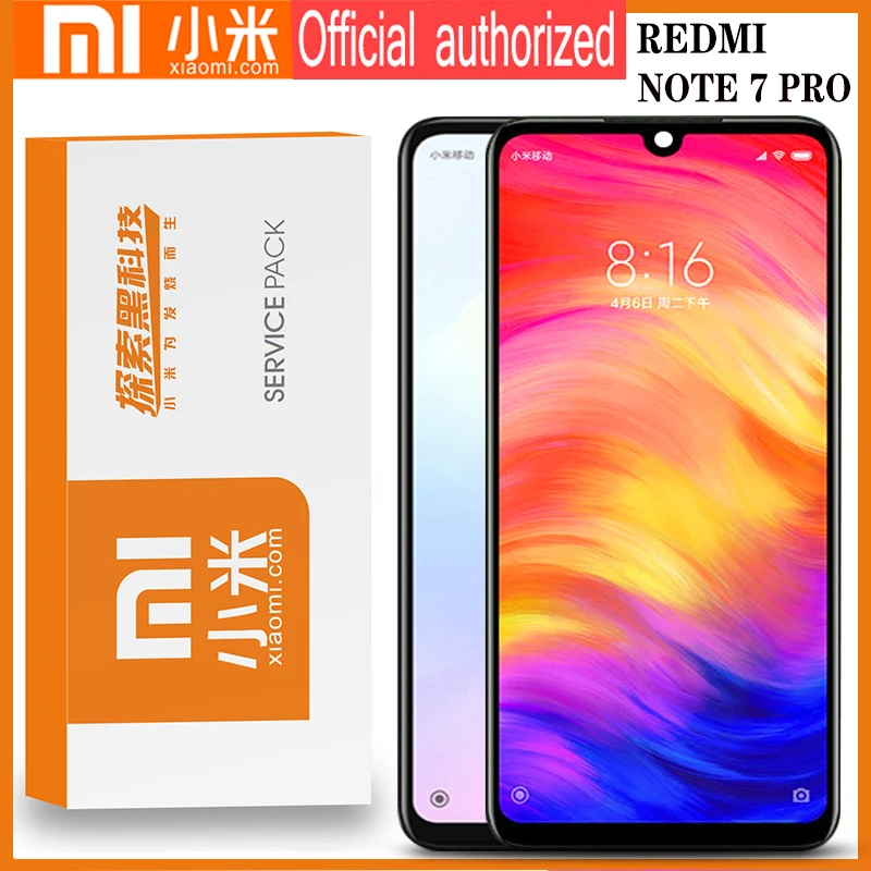 6," дисплей Замена для Xiaomi Redmi Note 7 Redmi 7 Pro lcd кодирующий преобразователь сенсорного экрана в сборе с розничной упаковкой