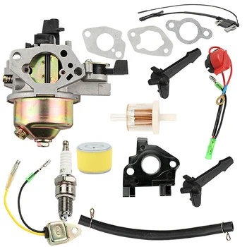 

Lawn mower Carburetor Kit Ignition coil Air filter Fuel line For Honda
