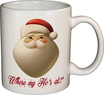 

Where My Ho's At - 11 Oz Ceramic White Coffee Mug