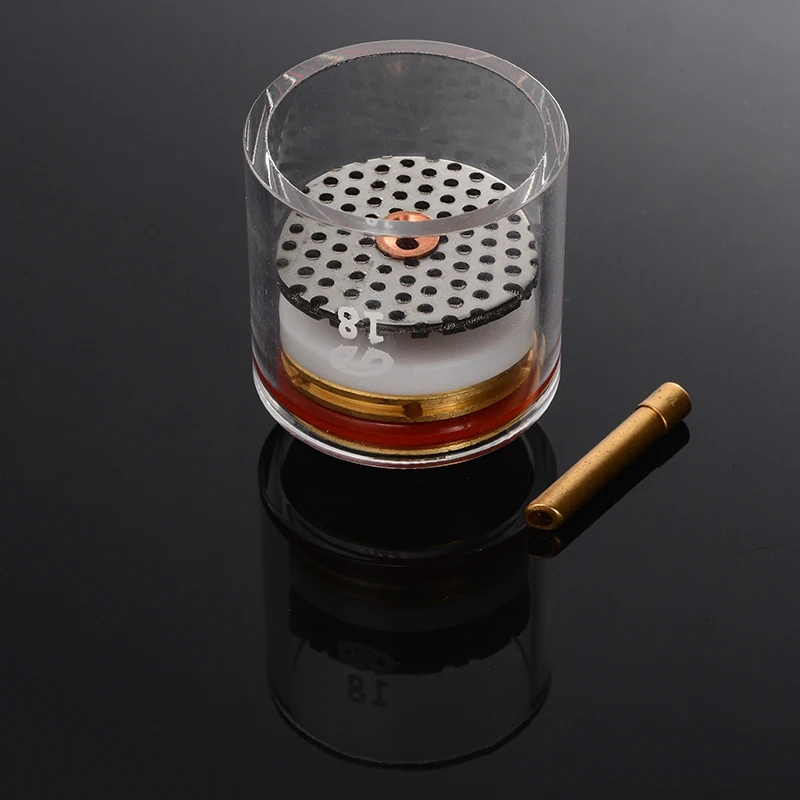 Новинка, 5 шт. Tig сварочный фонарь чашки бокал для шампанского Stubby чашки газовое цанговый Насадка Экструдер комплект для Wp-9/20/25 3/32 дюймов 2,4 мм