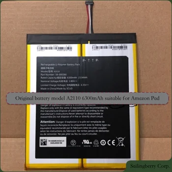 

Original battery for Amazon-Pad with battery model A2110（Please place order according to the battery model）